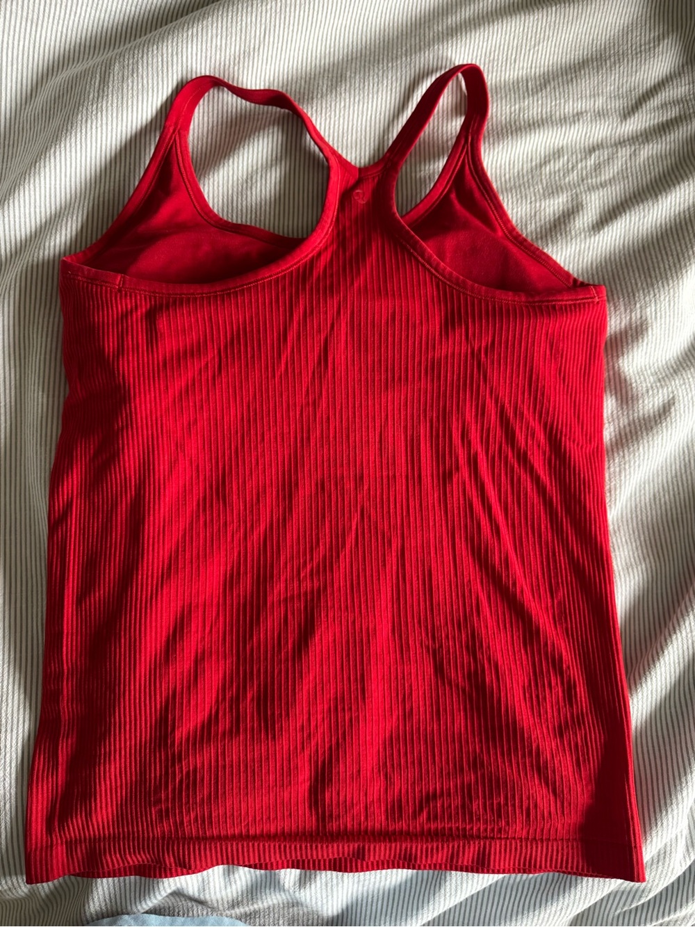 Lululemon Ebb to Street Ribbed Racerback Waist length Tank Top - Picture 2 of 3